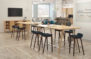 Bourne Stools and Bar Height Table